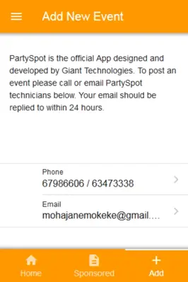 PartySpot android App screenshot 3